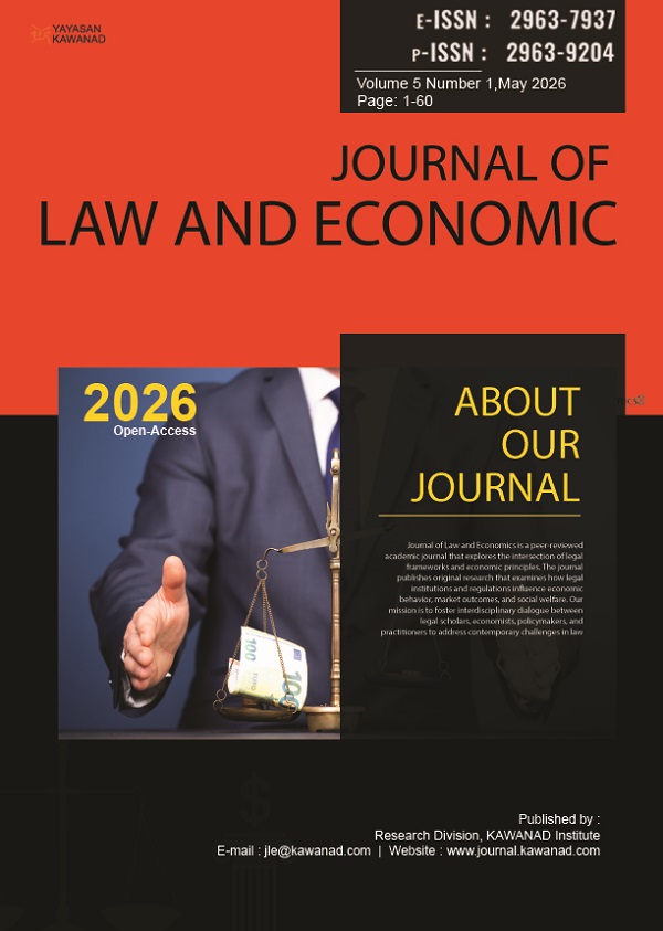 Cover JLE Volume 5 Nomor 1 Mei 2026